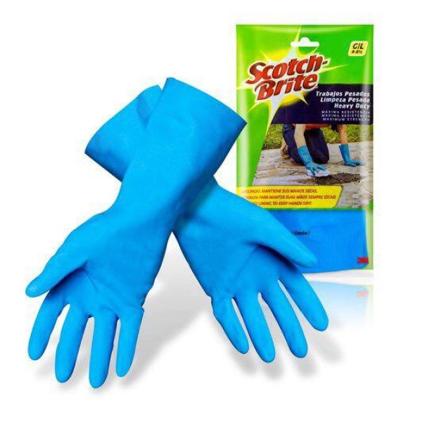 LUVAS SCOTCH BRITE LIMPEZA PESADA GD 1 X 1PAR