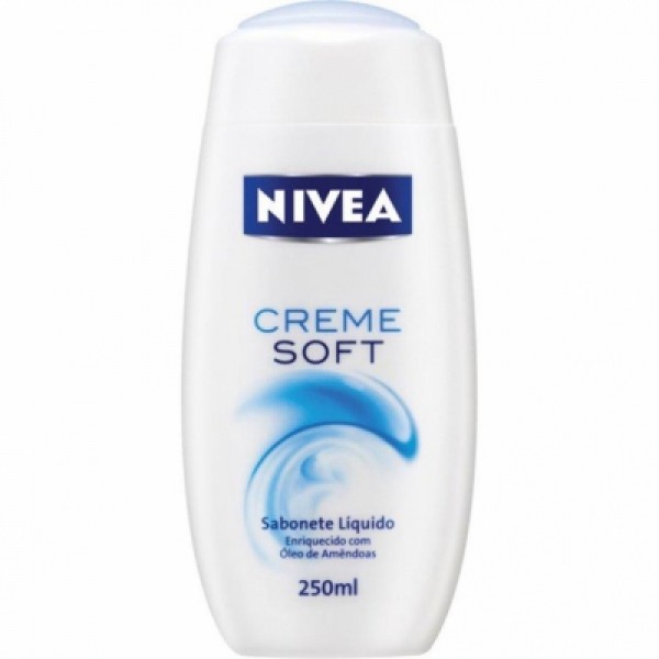 SABONETE LIQUIDO NIVEA 250ML CREME SOFT 