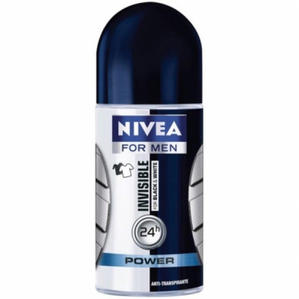 DESODORANTE NIVEA ROLL 50ML MEN INVISIBLE BW POW 