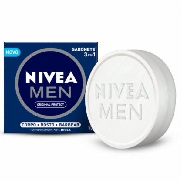 SABONETE NIVEA 90G MEN ORIGINA 3EM1