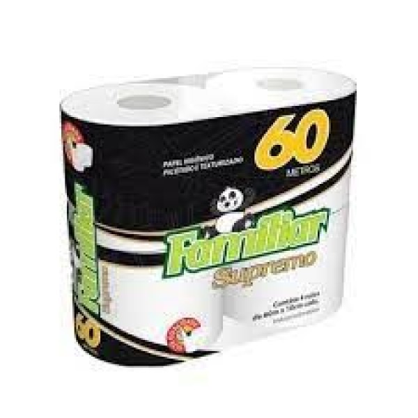 PAPEL HIG FAMILIAR SUPREMO 4RL 60MT 164(16) 1 X 4RL