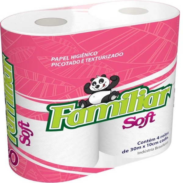 PAPEL HIG FAMILIAR SOFT 4RL 30MT 188(16) 1 X 4RL