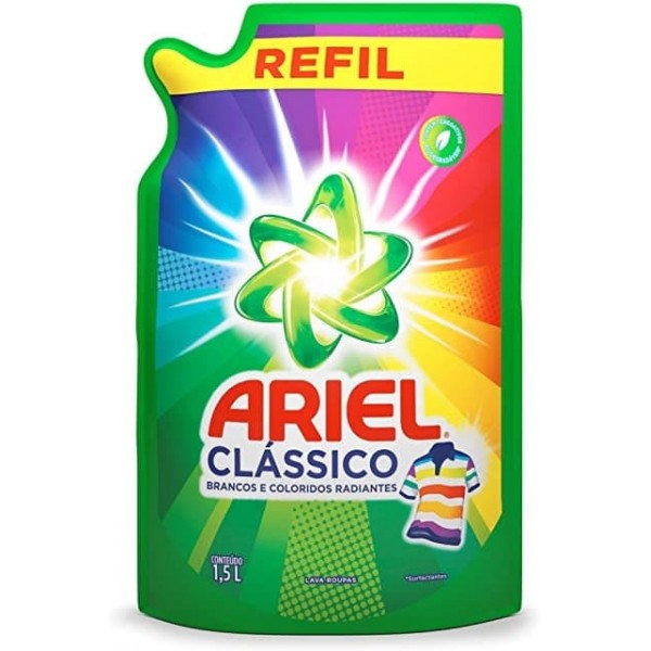 LAVA ROUPA ARIEL 1,5LT CLASSICO SACHET 1 X 1LT