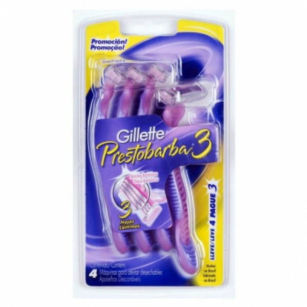 AP BARB PRESTOBARBA 3 FEMININO L4P3 1 X 1UN