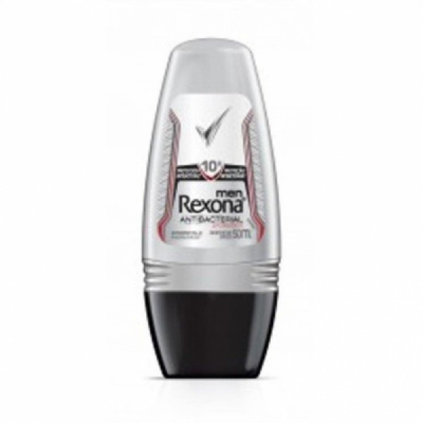 DESODORANTE REXONA ROLL 50ML MEN ANTIBACTERIAL INVIS