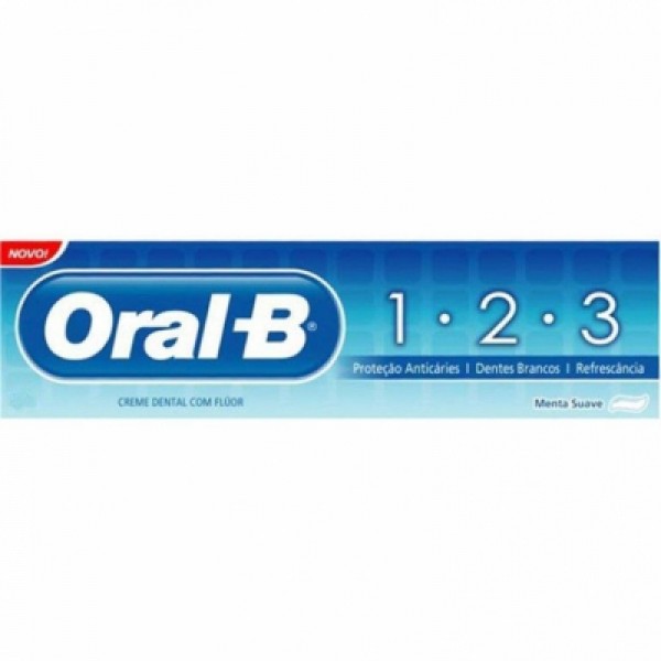 CREME DENTAL ORAL B 70G ANTICARIES 1.2.3