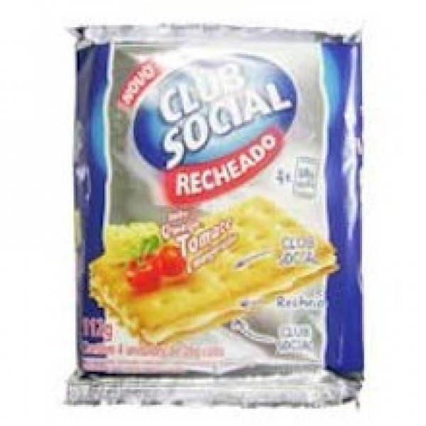 BISCOITO CLUB SOCIAL 106G RECH QUEIJO TOMATE