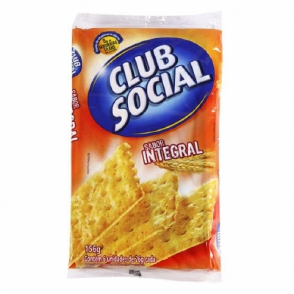 BISCOITO CLUB SOCIAL 144G INTEGRAL TRAD 