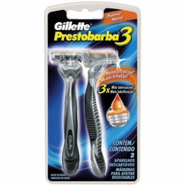 AP GILLETTE PRESTOBARBA 3 TRAD 2UN 1 X 2UN