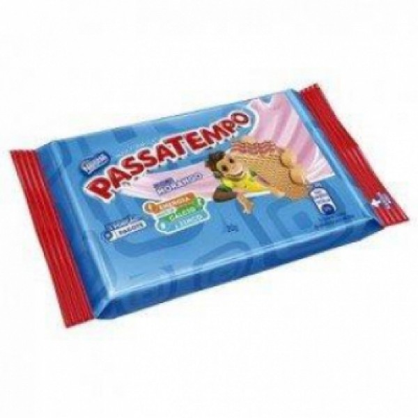 BISCOITO PASSATEMPO MINI WAFER 20G MORANGO