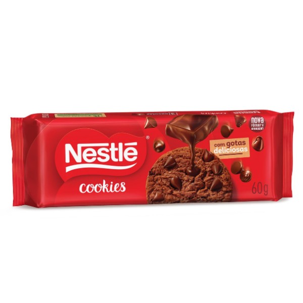 BISCOITO NESTLE 60G COOKIE C GOTAS CHOC
