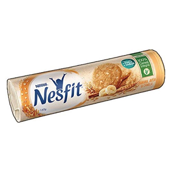 BISCOITO NESTLE NESFIT 160G BANANA AVA E CAN