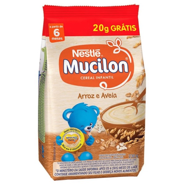MUCILON ARROZ E AVEIA SACHE L180G P160G