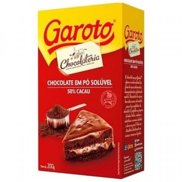 CHOCOLATE EM PO GAROTO 200G 