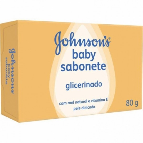 SABONETE JOHNSON BABY 80G GLICERINADO MEL