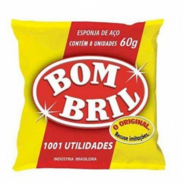 ESPONJA DE ACO BOMBRIL 60G C 8UN (14) 1 X 8UN