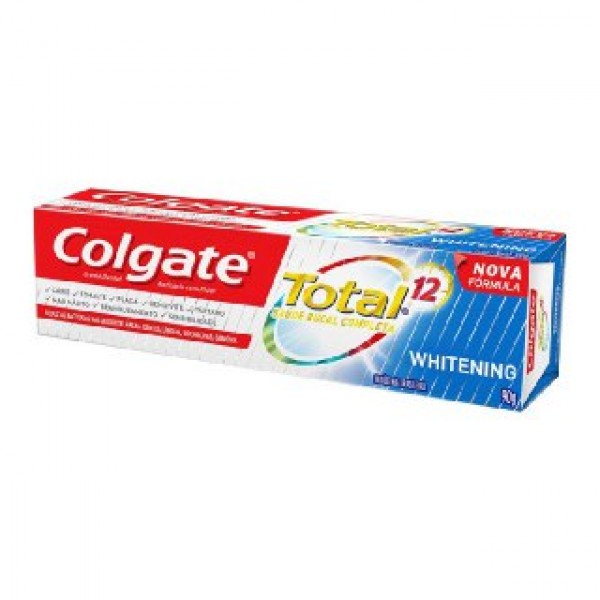 CREME DENTAL COLGATE 90G TOTAL12 WHITENING