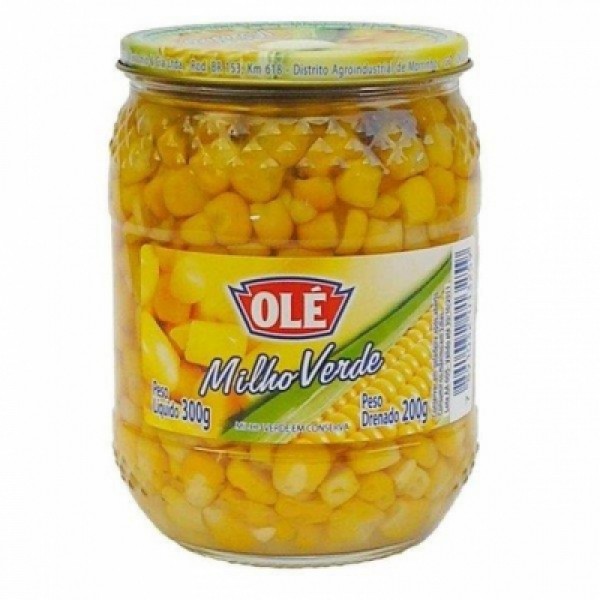 MILHO VERDE OLE VIDRO 170G COPO(12) 1 X 170G