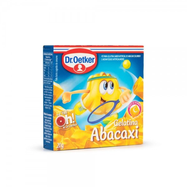 GELATINA DR OETKER 20G ABACAXI (48) 1 X 20G