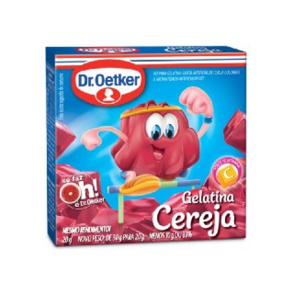 GELATINA DR OETKER 20G CEREJA (48) 1 X 20G