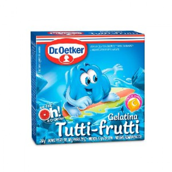 GELATINA DR OETKER 20G TUTTI-FRUTTI (48) 1 X 20G