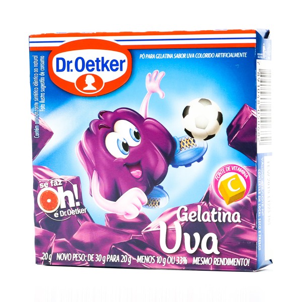 GELATINA DR OETKER 20G UVA (48) 1 X 20G