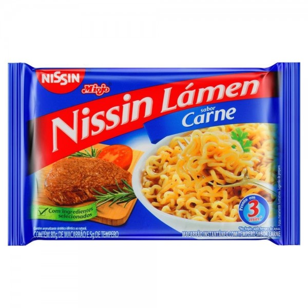 MACARRAO INST NISSIN 85G CARNE