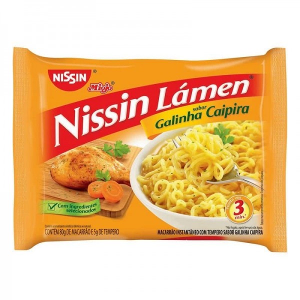 MACARRAO INST NISSIN 85G GALINHA CAIPIRA