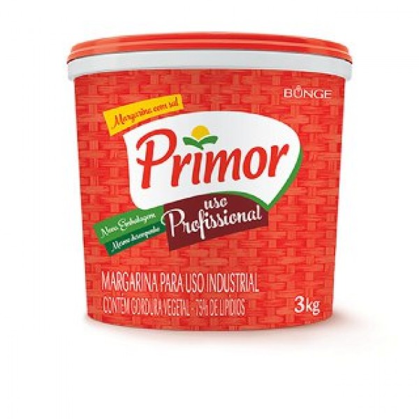 MARGARINA PRIMOR 3KG POTE 