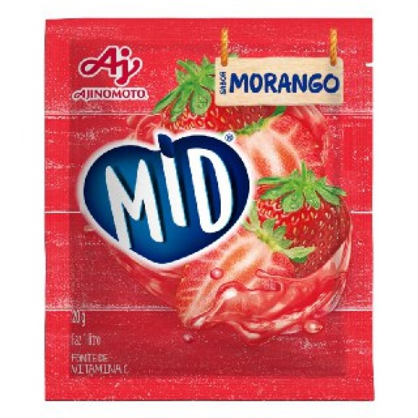 REFRESCO MID 20G MORANGO (15) 1 X 20G