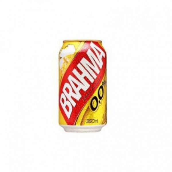 CERV BRAHMA CHOPP 350ML ZERO LATA (12) 1 X 350ML