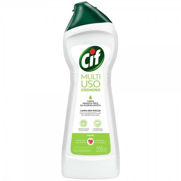 CIF CREM LIMP PROFUNDA 250ML LIMAO (12) 1 X 250ML