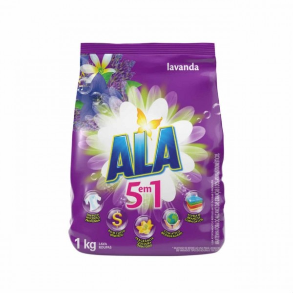 DETERG PO ALA 1KG FLOR DE CEREJA E LAVANDA (18) 1 X 1KG