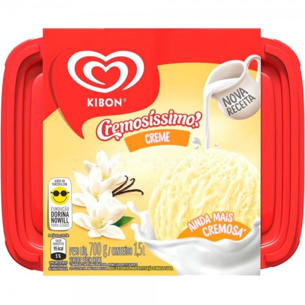 SORV KIBON PT 1,5LT CREMOSISSIMO CREME (4) 1 X 1,5LT