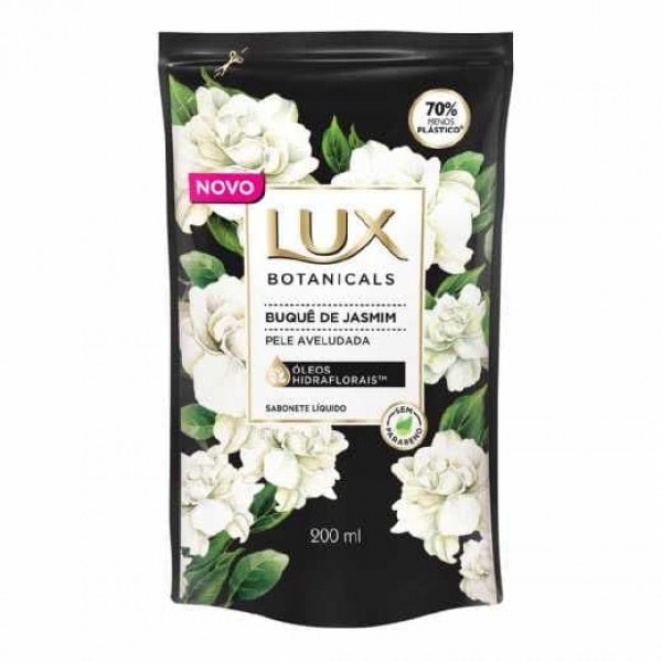 SABONETE LIQUIDO LUX 200ML BUQUE JASMIM 