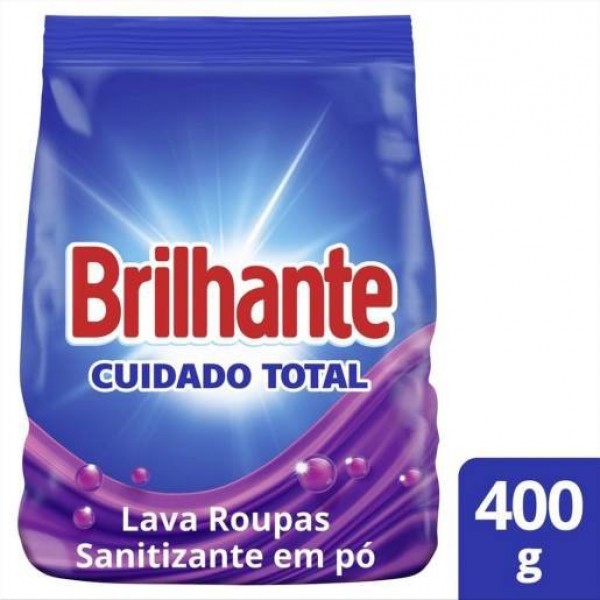 DETERG PO BRILHANTE 400G CUIDADO TOTAL(27) 1 X 400G