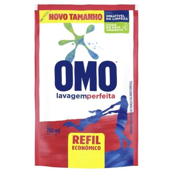 DETERGENTE LIQUIDO OMO 700ML LAVAGEM PERFEITA SAC