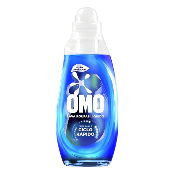 DETERGENTE LIQUIDO OMO CICLO 750ML RAP ACAO ANTIODOR