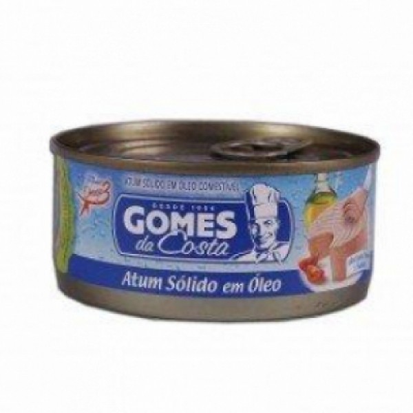 ATUM GOMES DA COSTA 170G SOLIDO OLEO  1 X 170G