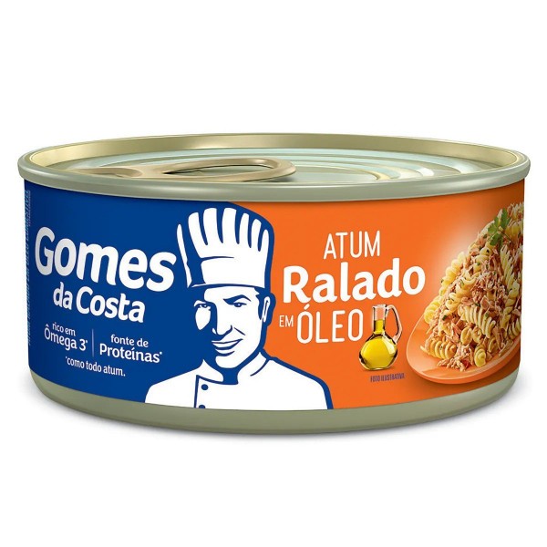 ATUM GOMES DA COSTA 170G RALADO OLEO 1 X 170G