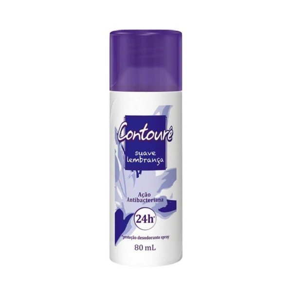 DESODORANTE SPRAY CONTOURE 80ML SUAVE LEMBRANCA 