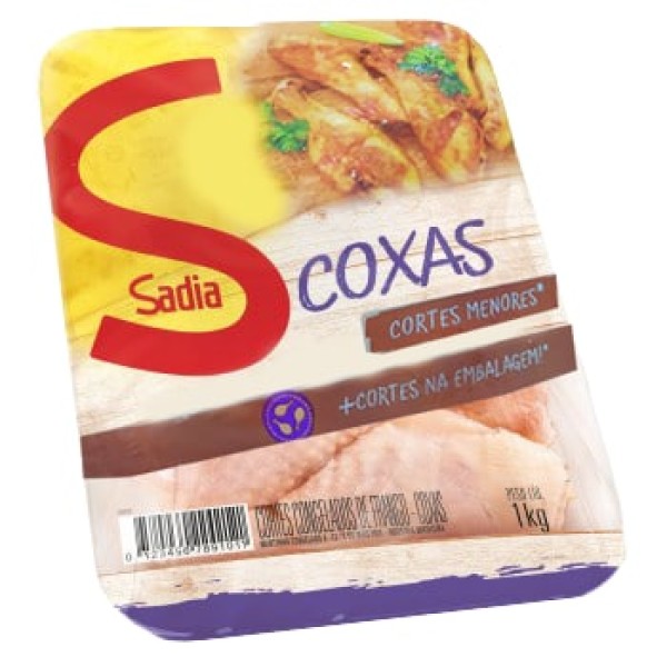 SADIA COXA DE FRANGO CONG 1KG BJ 1 X 1UN