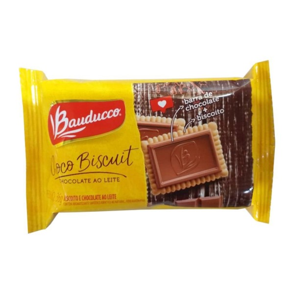 BISCOITO CHOCO BISCUIT 36G AO LEITE 