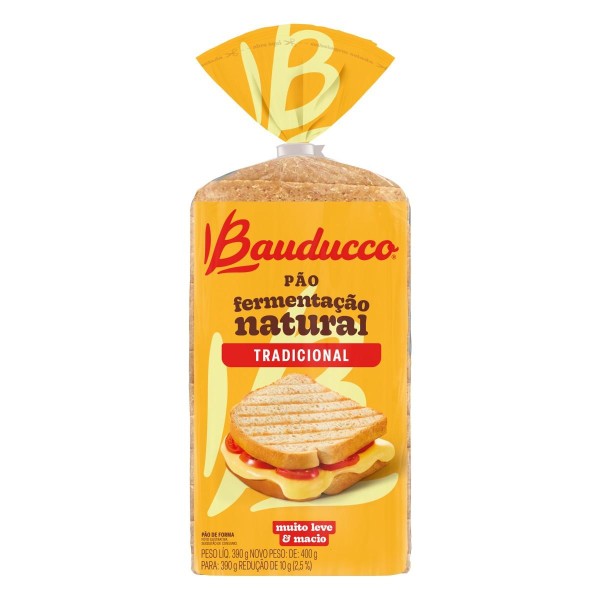 PAO DE FORMA BAUDUCCO 390G TRADICIONAL