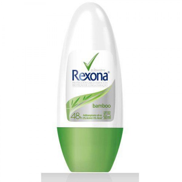 DESODORANTE REXONA ROLL 50ML WOMEN BAMBOO 