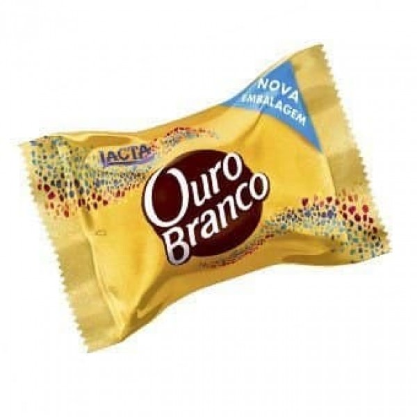 CHOCOLATE LACTA 20G OURO BRANCO PCT(50) 1 X 20G