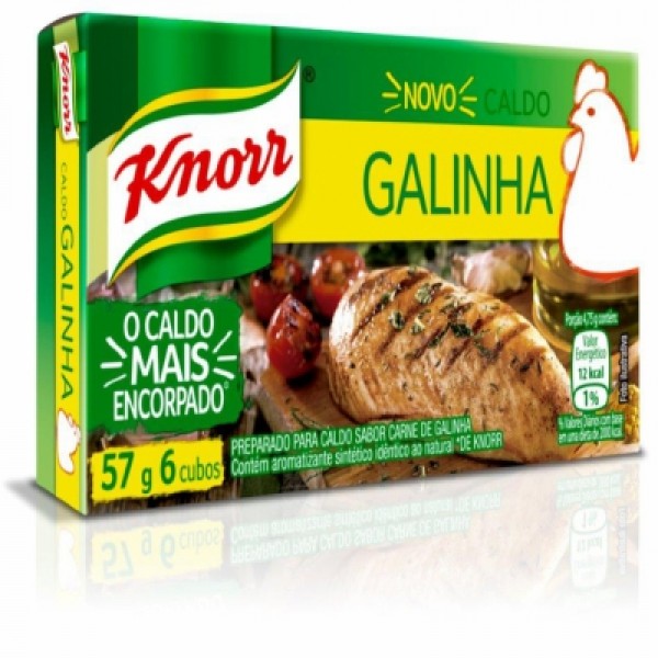 CALDO KNORR 57G GALINHA (10) 1 X 57G