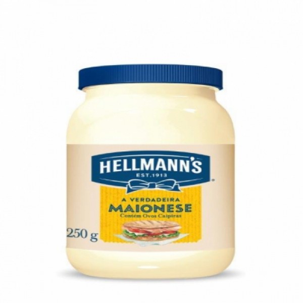 MAIONESE HELLMANNS PET 250G TRADICIONAL