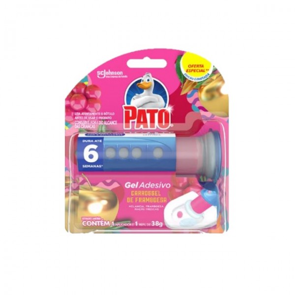 GEL ADESIVA PATO 6UN CARROSSEL DE FRAMBOESA  AP 1 X 6UN