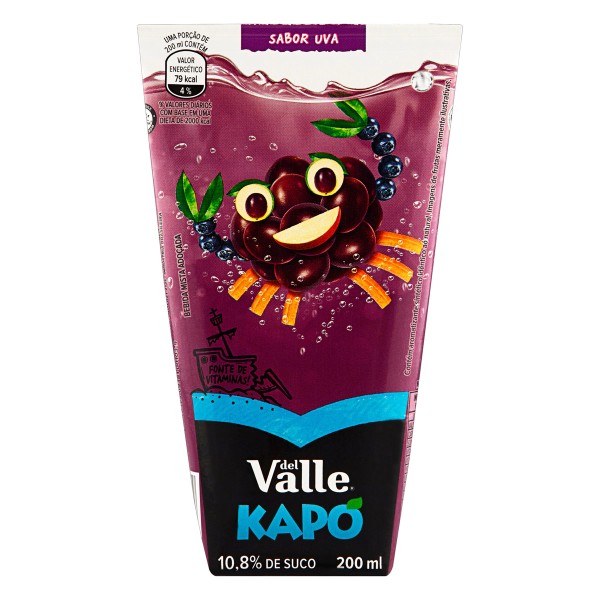 SUCO KAPO UVA 200ML (12) 1 X 200ML